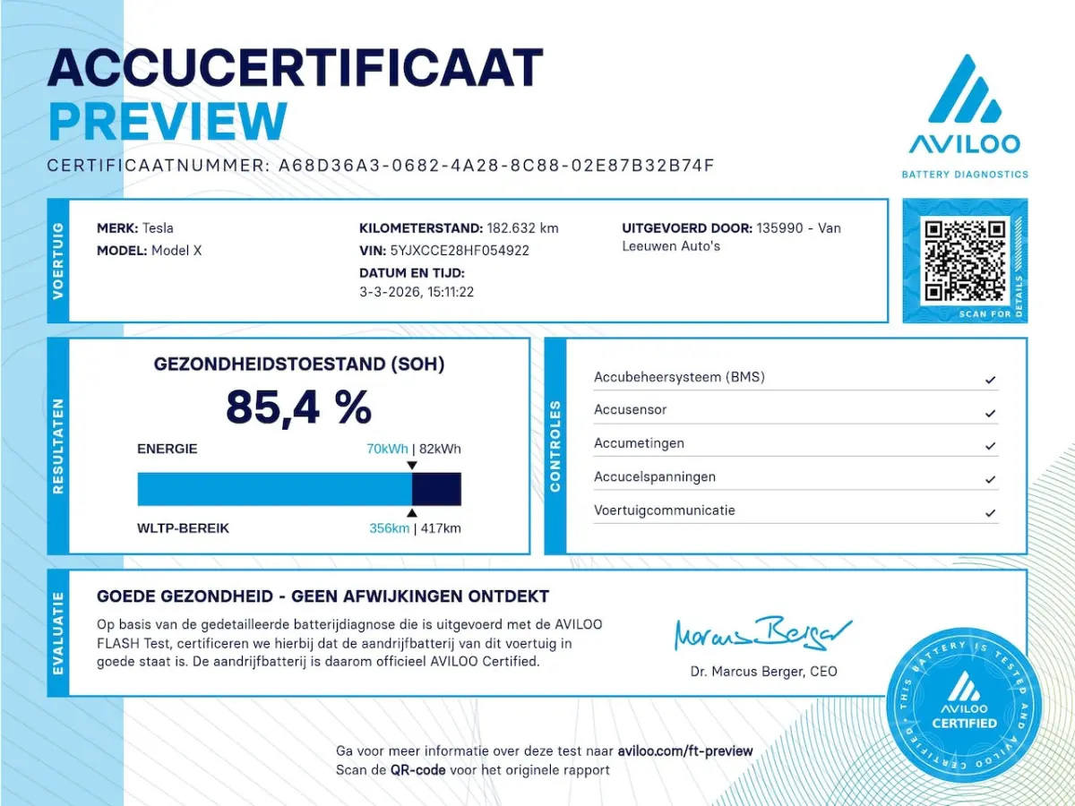 90D Base AWD SOH 85, 4% | Autopilot | Luchtvering | Trekhaak | Leder |
