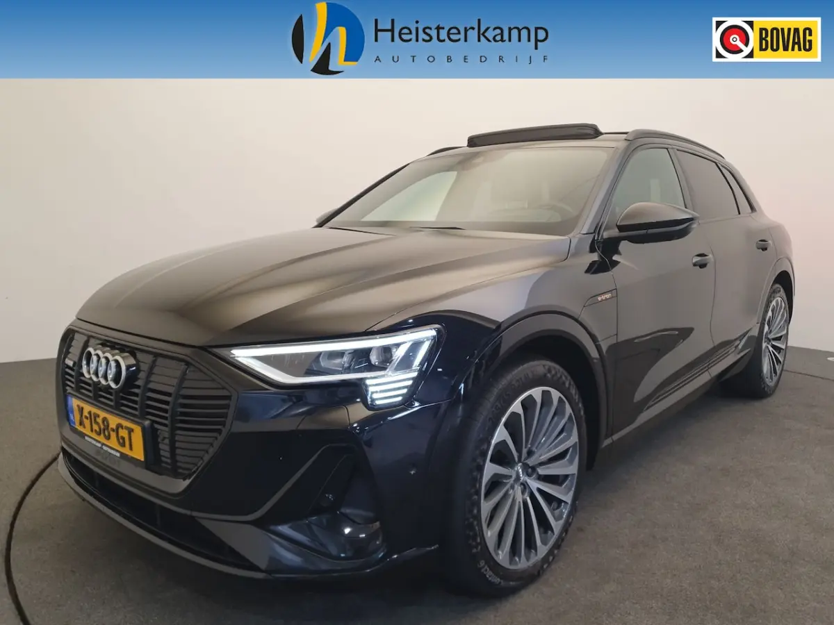 55 quattro S-Line 95 kWh 89% SOH, Luchtvering, Pano, Massage, Soft close, B&O