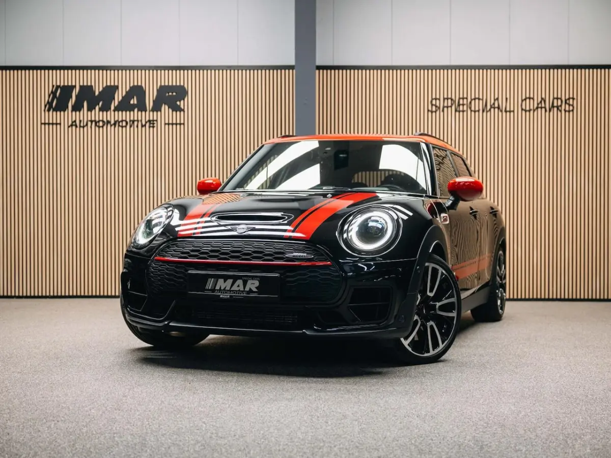 2.0 JCW ALL4 John Cooper Works | JCW | Rood dak | Sportstoelen | Stoelverwarming | Head-Up