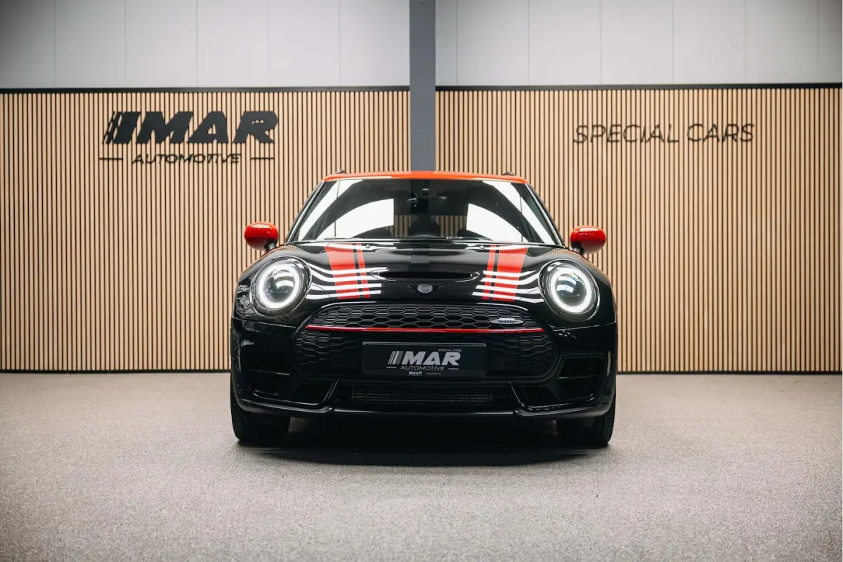 2.0 JCW ALL4 John Cooper Works | JCW | Rood dak | Sportstoelen | Stoelverwarming | Head-Up