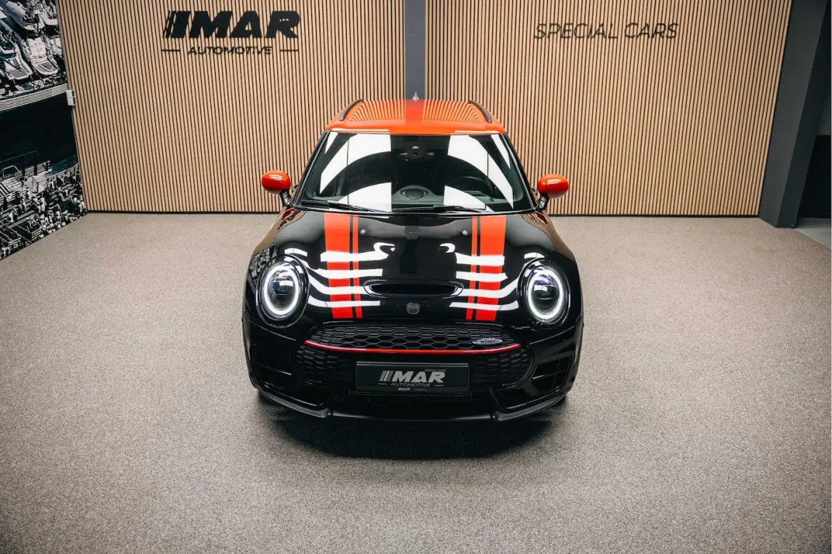 2.0 JCW ALL4 John Cooper Works | JCW | Rood dak | Sportstoelen | Stoelverwarming | Head-Up