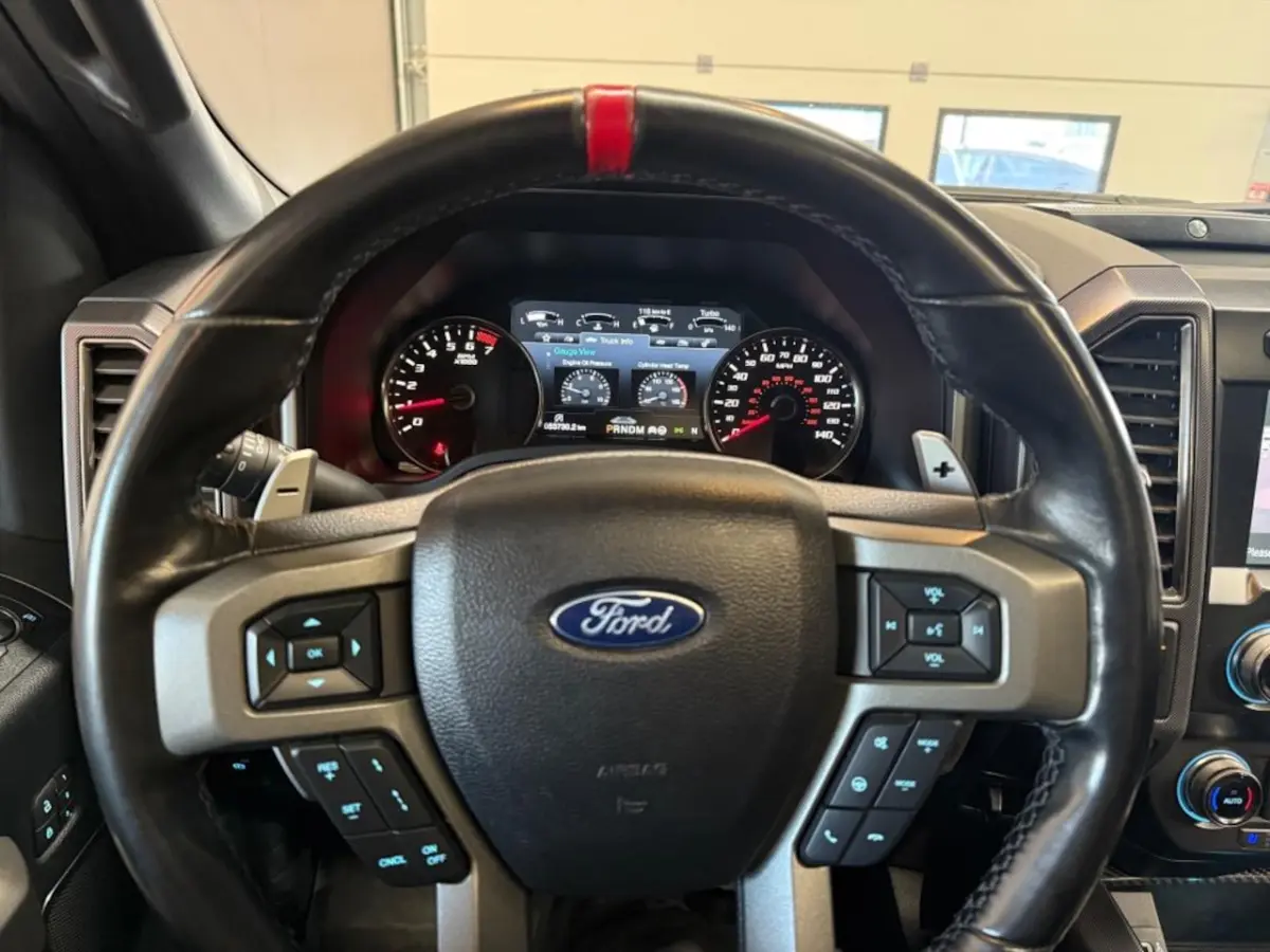 USA 3.5 V6 Ecoboost SuperCrew Raptor, panoramadak, live valve suspension