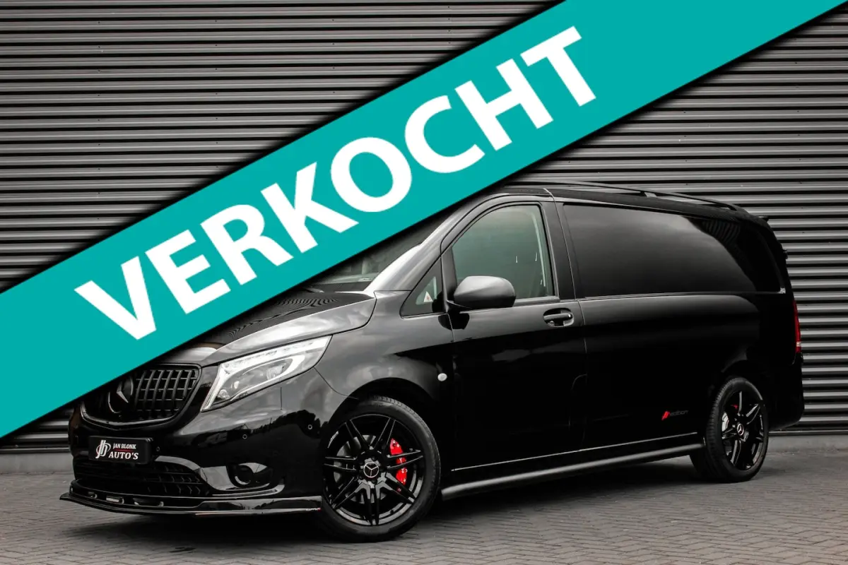 119CDI 190PK LANG JB-EDITION FULL BLACK / AMG / SPOILER / VERLAGINGSVEREN / NAVIGATIE / SI
