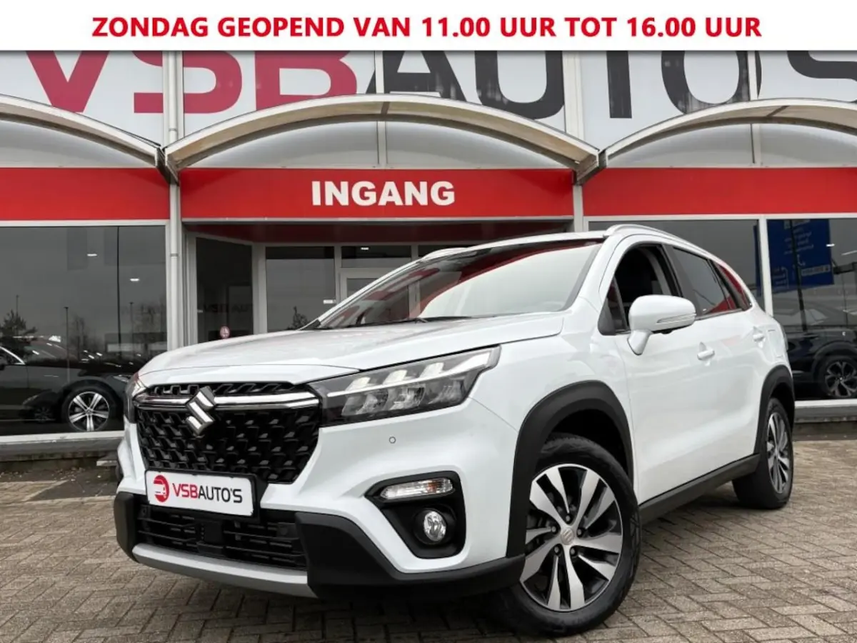SX4 1.4 BOOSTER-JET HYBRID 4x4 FACELIFT HALF-LEER NAVI CAMERA AIRCO LMV PDC