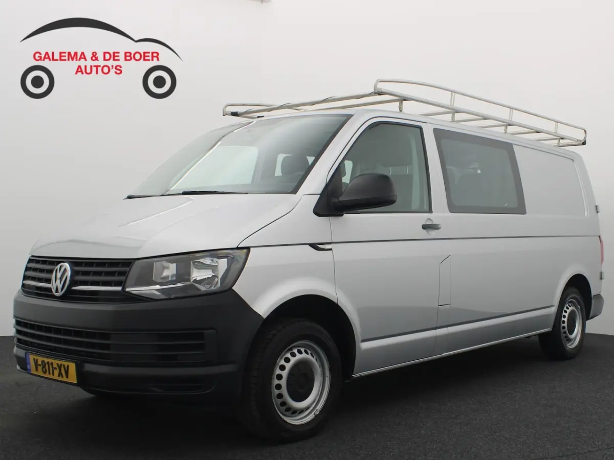 2.0 TDI L2H1 DC 6 PERS / TREKHAAK / 1STE EIG / DEALER OH / LEDER / AIRCO / BLUETOOTH / CRU