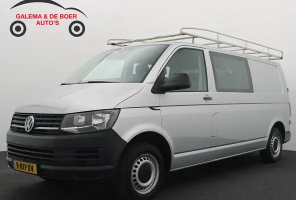 2.0 TDI L2H1 DC 6 PERS / TREKHAAK / 1STE EIG / DEALER OH / LEDER / AIRCO / BLUETOOTH / CRU