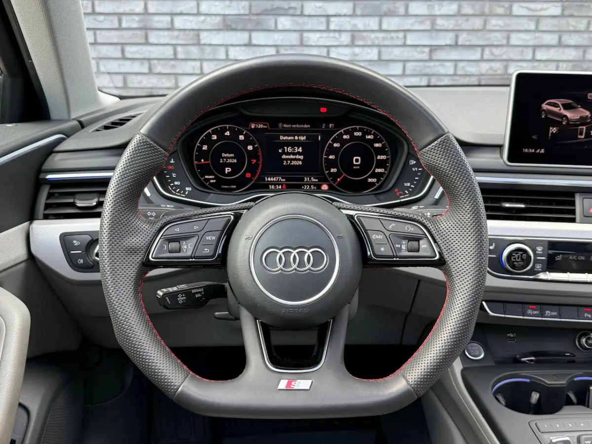 1.4 TFSI Sport S line HUD|Massage|Standkachel|File assist|Camera|Trekhaak Aut|1500 Trekgew