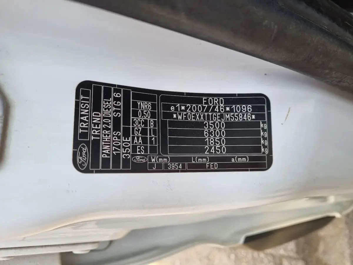 2.0 TDCI 170 PK Open laadbak DC 6 Zits Euro 6