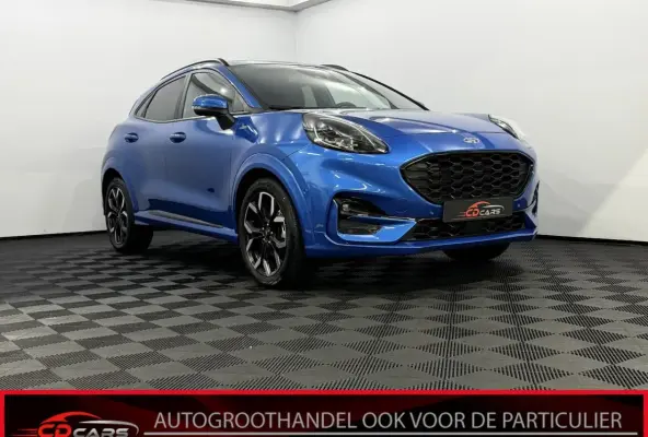 1.0 EcoBoost Hybrid ST-Line X Half leder, Camera, Navi, Keyless start, Cruise control, Vir