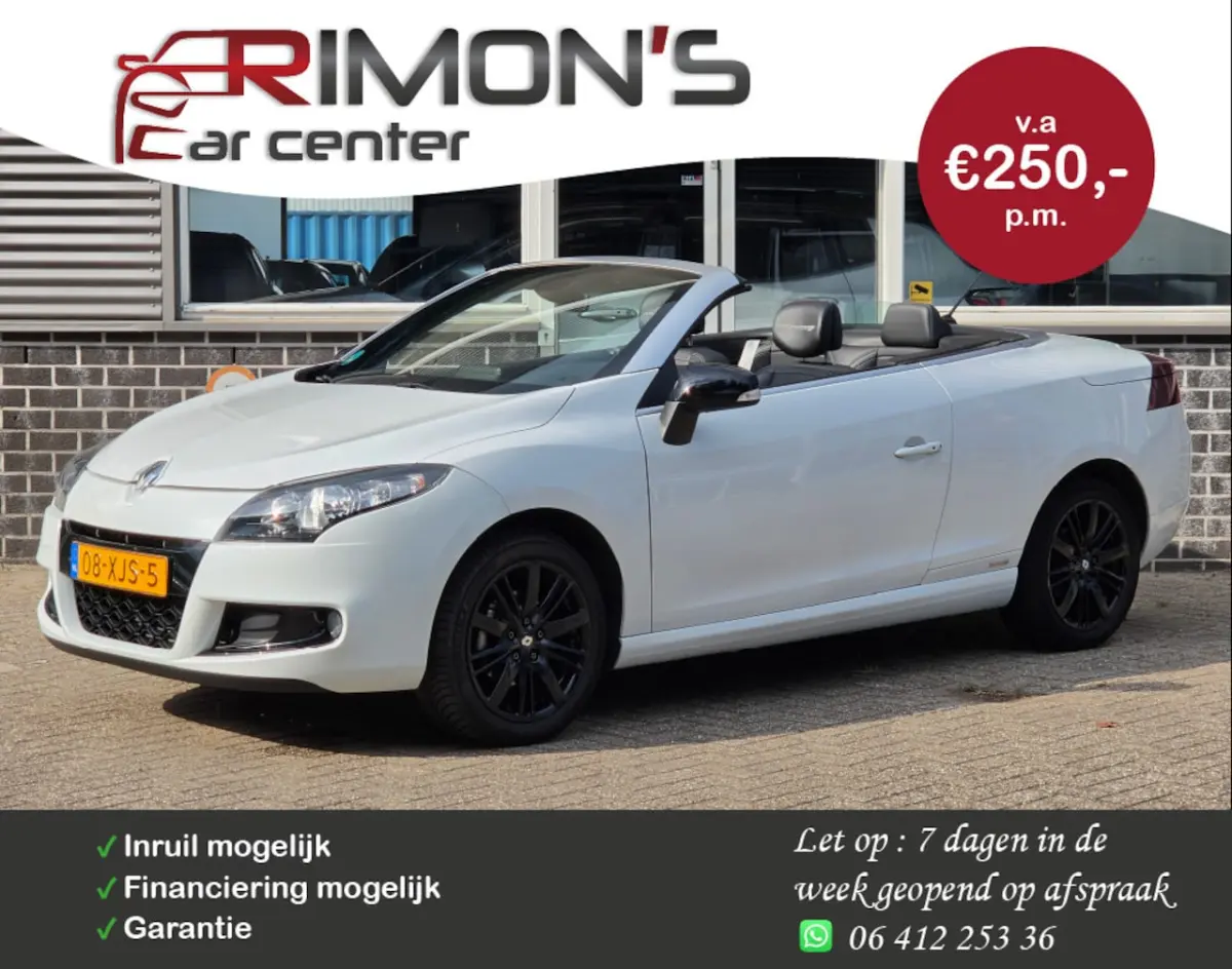 Renault Mégane Coupé 2012 Benzine Handgeschakeld leasen