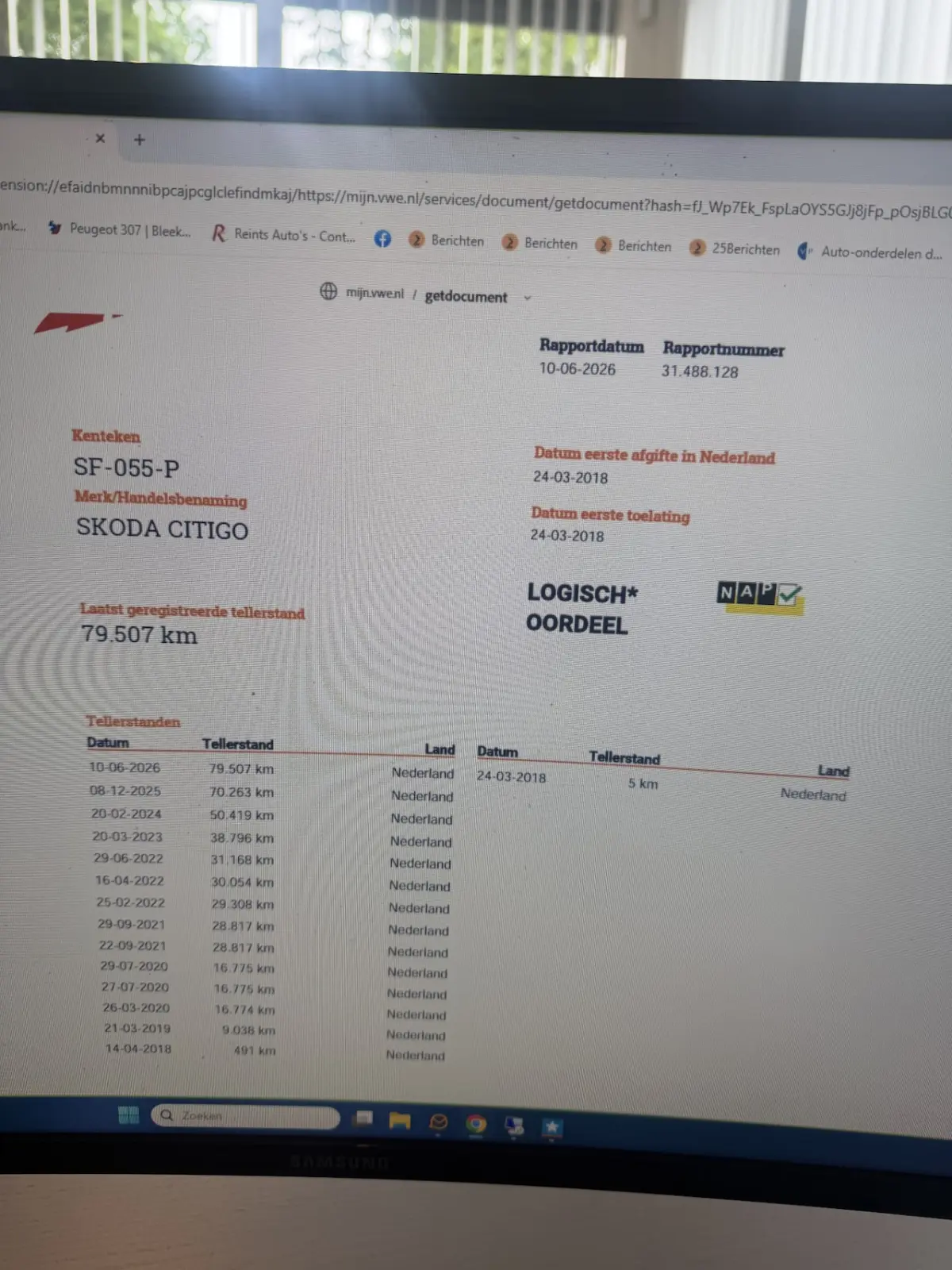 1.0 Greentech Active Bj 2018 km 79.000 Nap 2e eigen Uniek kleur goed onderhouden