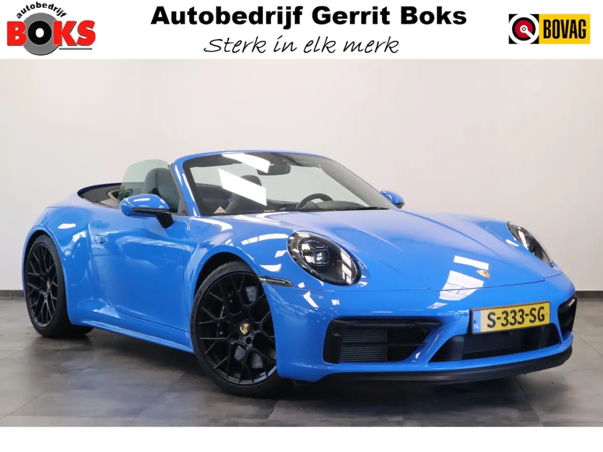 3.0 Carrera 4 GTS Sport Chrono X- Sight NL Auto 480PK Shark blue Dealer onderhouden 24 Maa