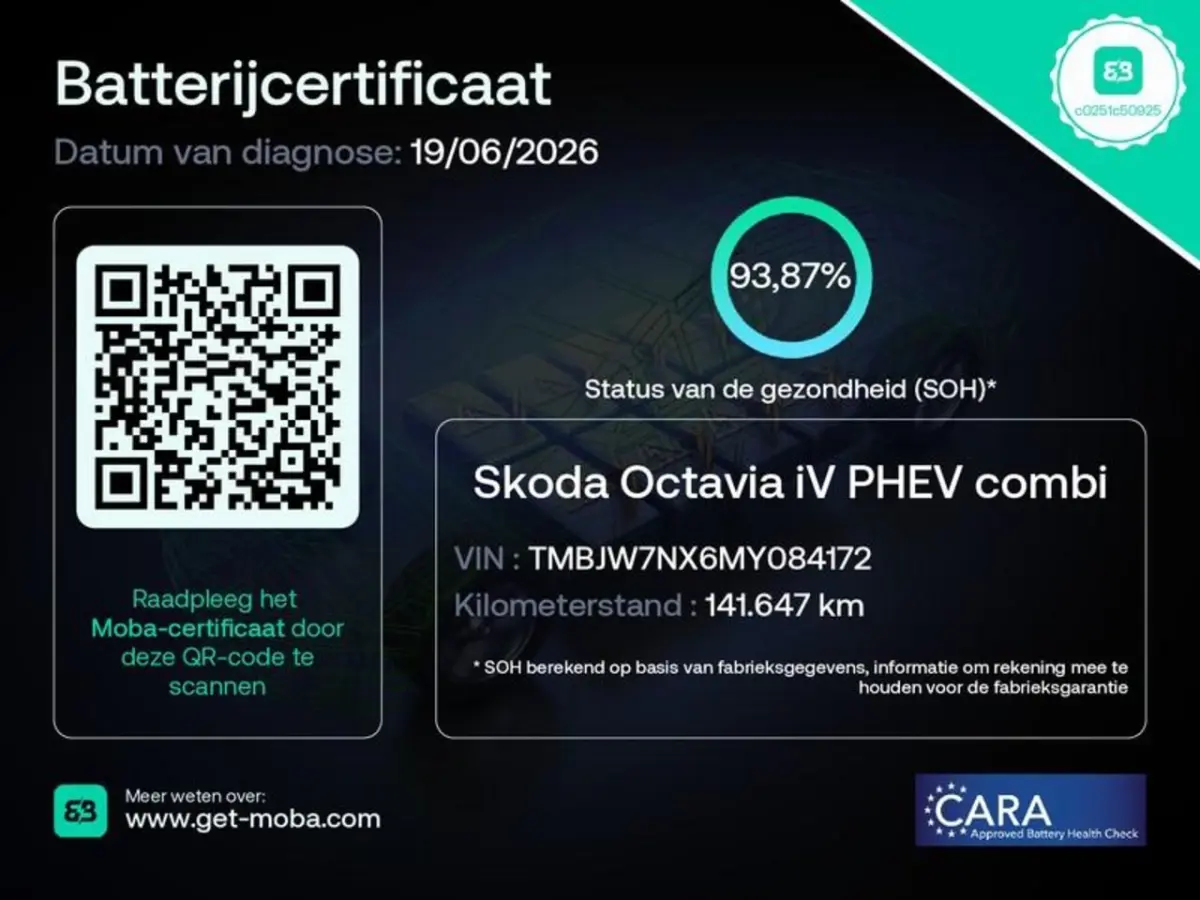 1.4 TSI iV PHEV Business Edition Plus SOH 93% / FULL LED / STOELVERW / STUURVERW / CAMERA