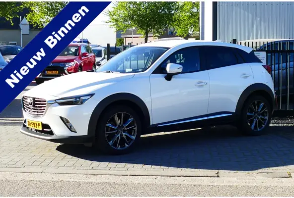 2.0 SkyActiv-G 120 GT-M Wit Metallic, Navi, Camera, Leer, StoelVerw, 18"LMV, Haak 1200kg