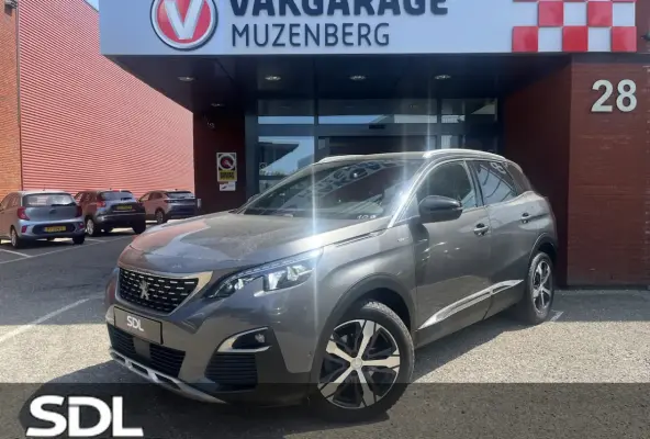 1.2 PureTech GT Line // DODEHOEK // HALF LEDER // CAMERA+SENSOREN // NAVI+CARPLAY // LED /