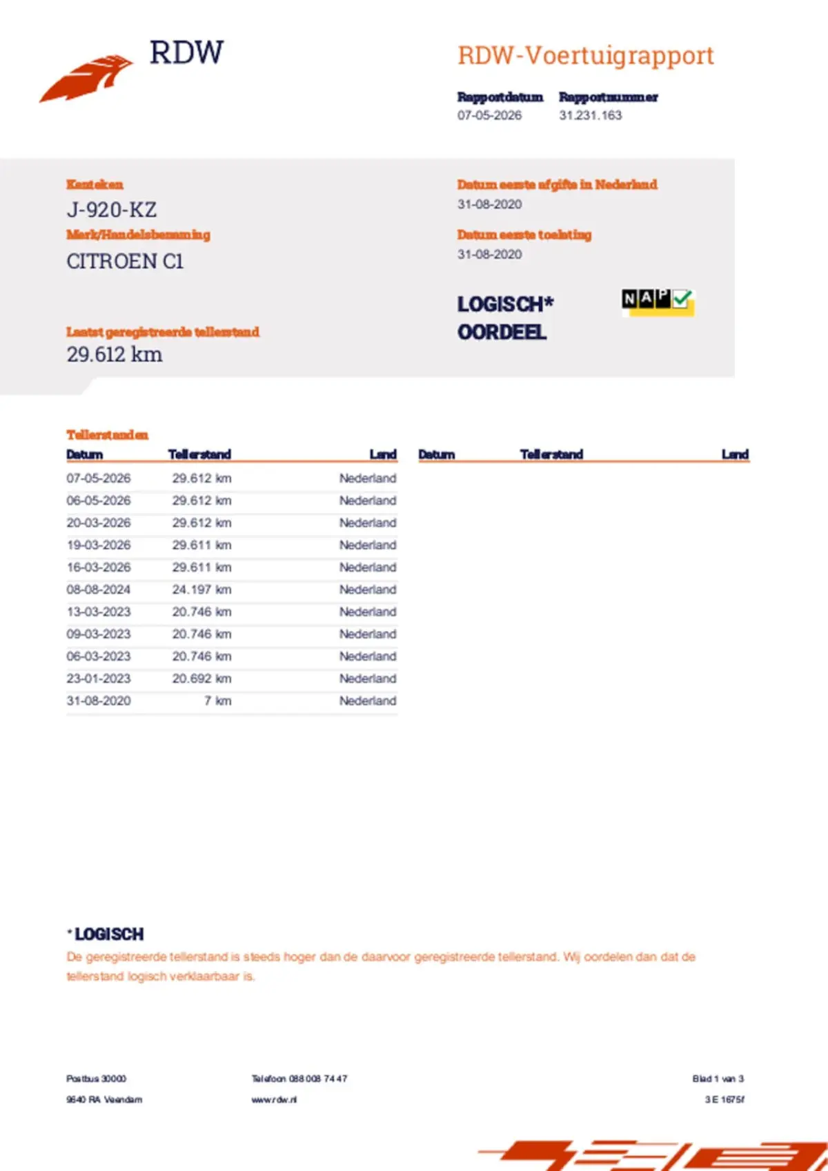 Citroen C1 1.0 VTi Feel Airco/Bluetooth