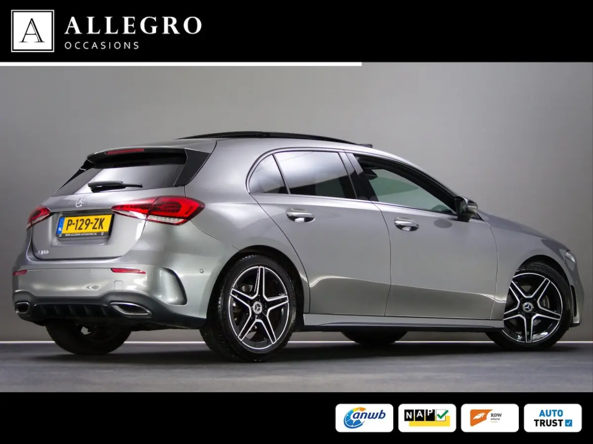 180 AMG Line (SFEERVERLICHTING, STOELVERWARMING, PANO, APPLE CARPLAY/ANDROID AUTO, MULTIFU