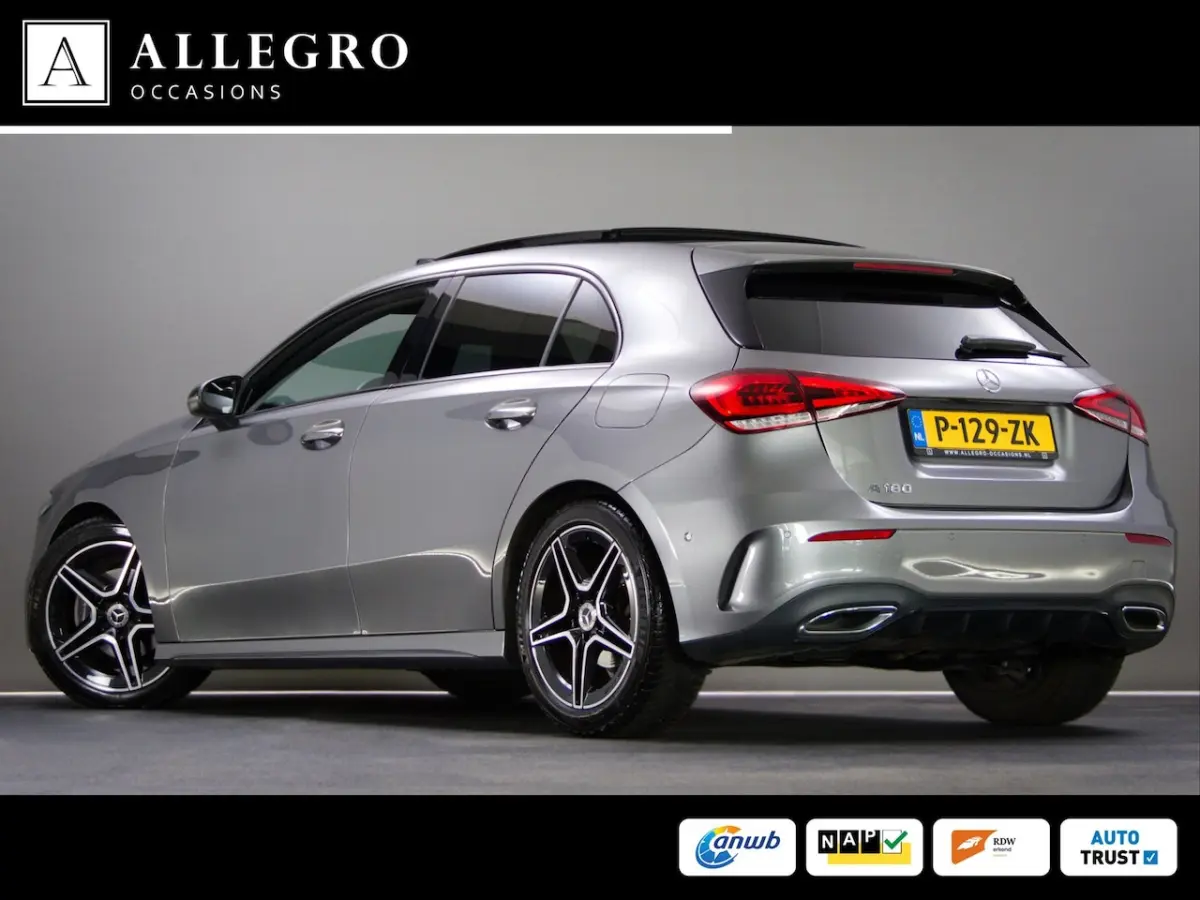 180 AMG Line (SFEERVERLICHTING, STOELVERWARMING, PANO, APPLE CARPLAY/ANDROID AUTO, MULTIFU