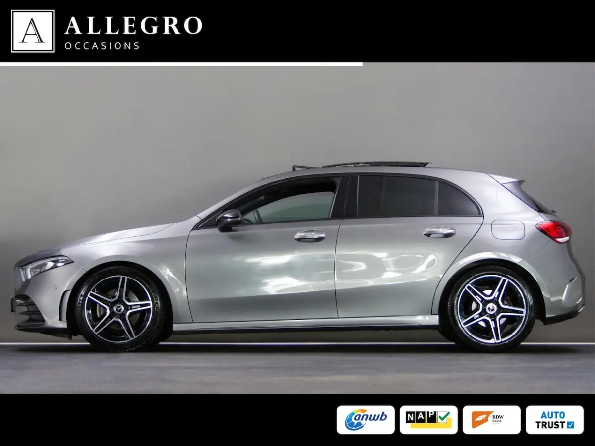 180 AMG Line (SFEERVERLICHTING, STOELVERWARMING, PANO, APPLE CARPLAY/ANDROID AUTO, MULTIFU