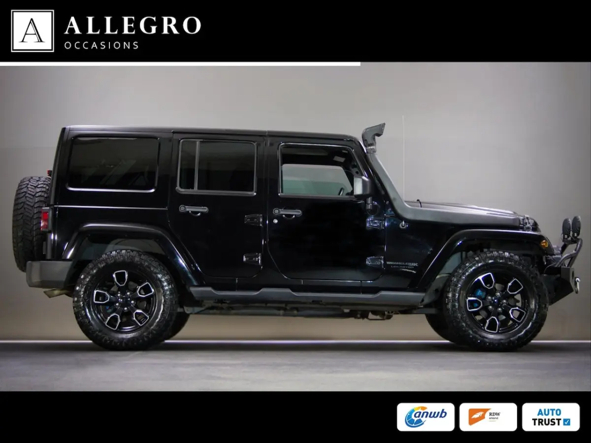 3.6 Rubicon JK Edition (HARDTOP CABRIO, OFF-ROAD BANDEN, LIER, VISION-Q KOPLAMPEN, STOELVE