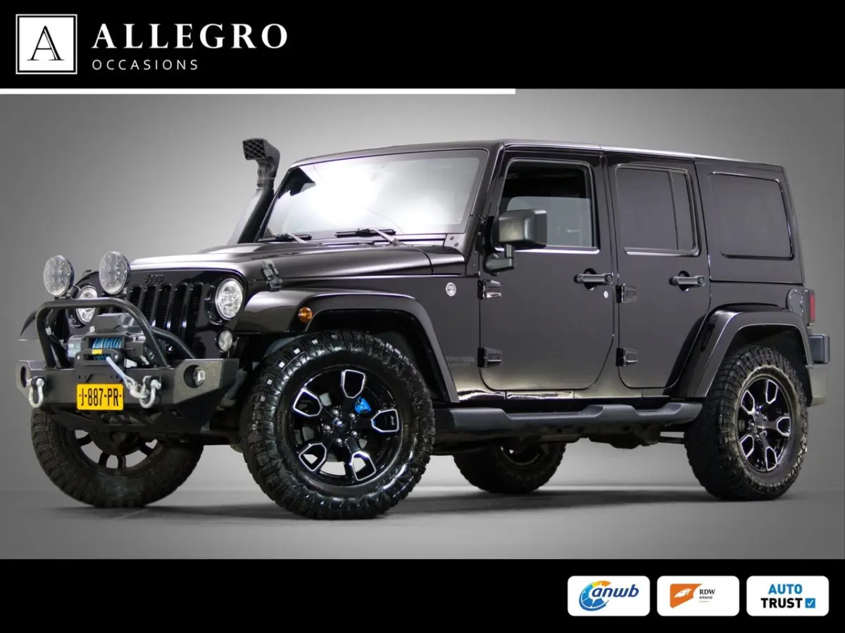 3.6 Rubicon JK Edition (HARDTOP CABRIO, OFF-ROAD BANDEN, LIER, VISION-Q KOPLAMPEN, STOELVE