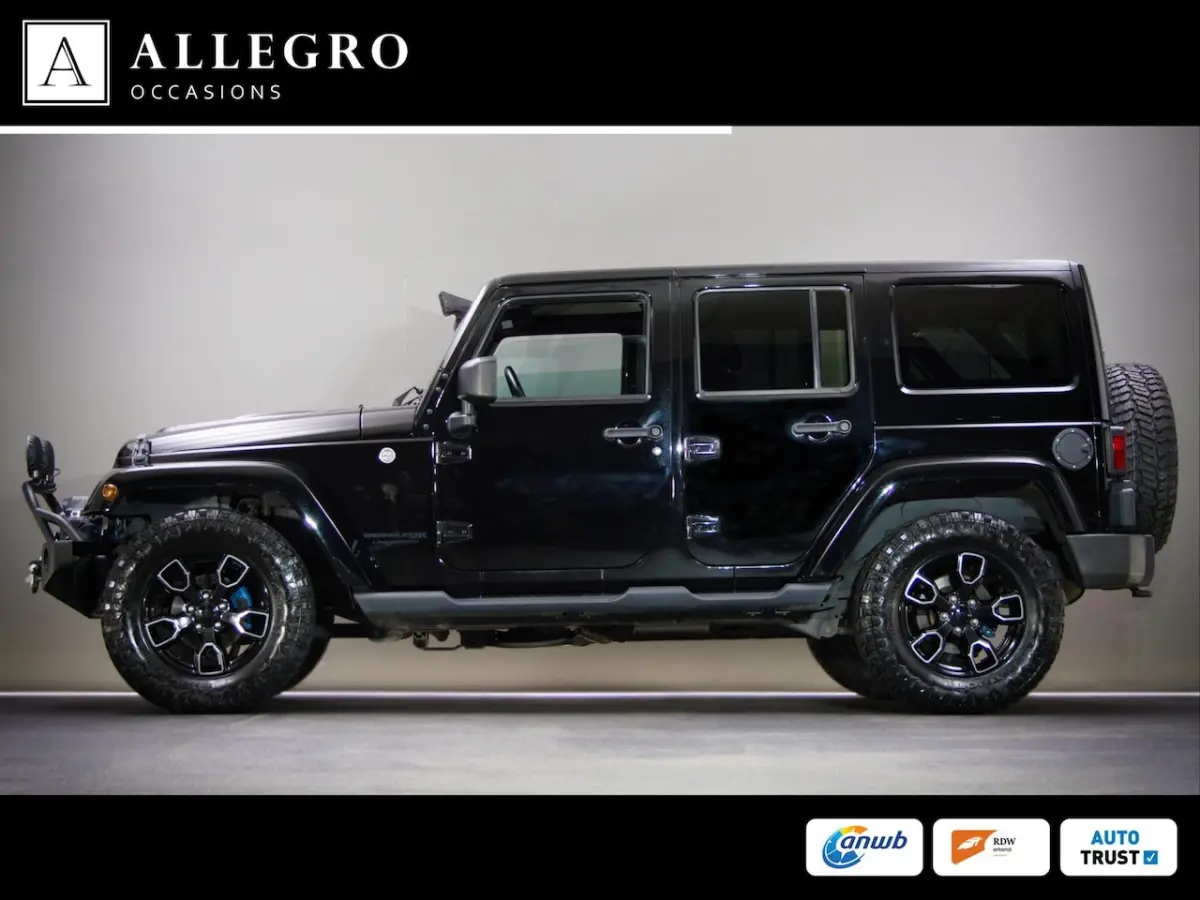 3.6 Rubicon JK Edition (HARDTOP CABRIO, OFF-ROAD BANDEN, LIER, VISION-Q KOPLAMPEN, STOELVE