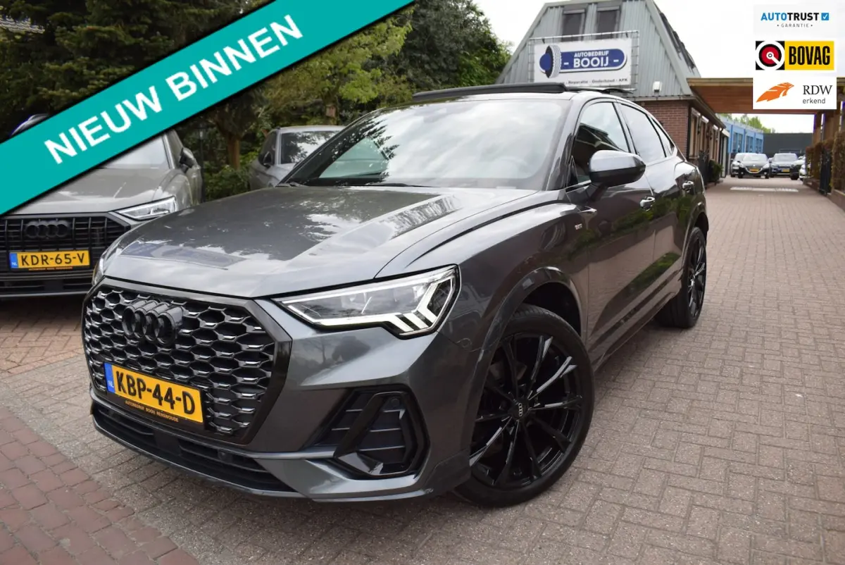 35 TFSI S-LINE AUTOM/PANO DAK/LEDER/NAVI/CARPLAY/CAMERA/CRUISE/AIRCO-ECC/BLUETOOTH/TREKH/P