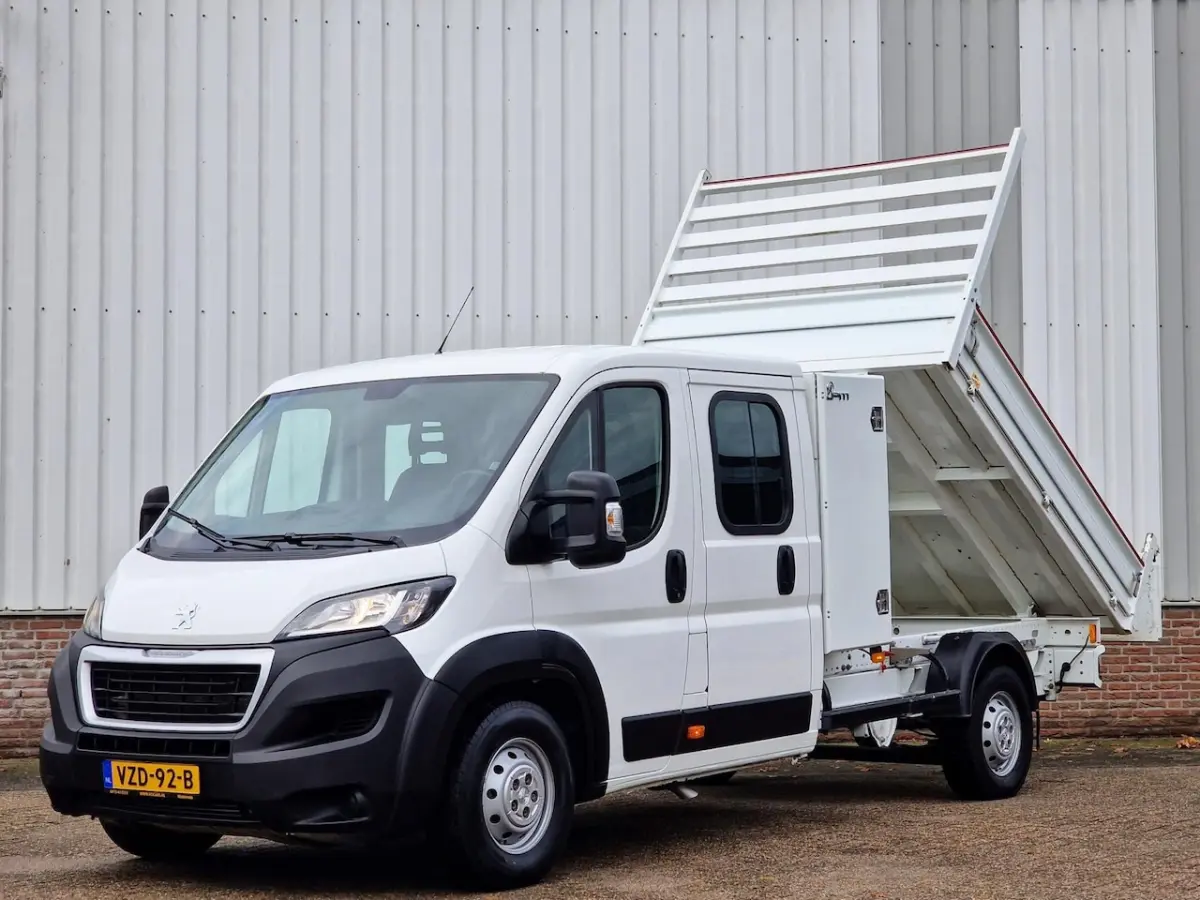 (Peugeot Boxer) 2.2 BlueHDi 140pk Kipper*Pick- up*DC*Dubbel Cabine*7- Zits*Trekhaak*Airco