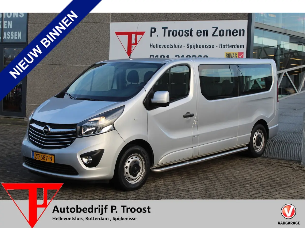 1.6 CDTI L2H1 9 Persoons/Navigatie/Airco/Cruise control/BTW auto/Side bars