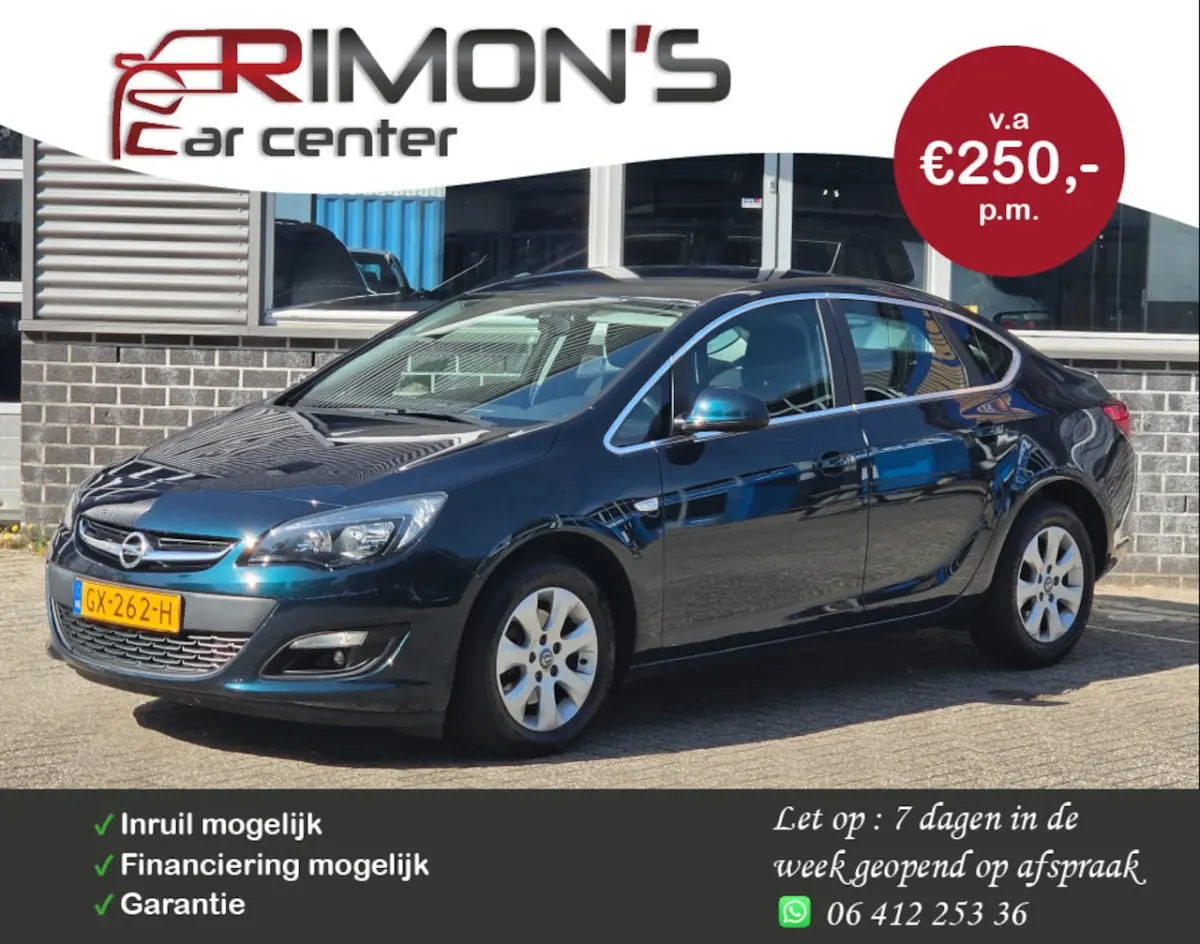 Opel Astra 2015 Diesel Handgeschakeld leasen