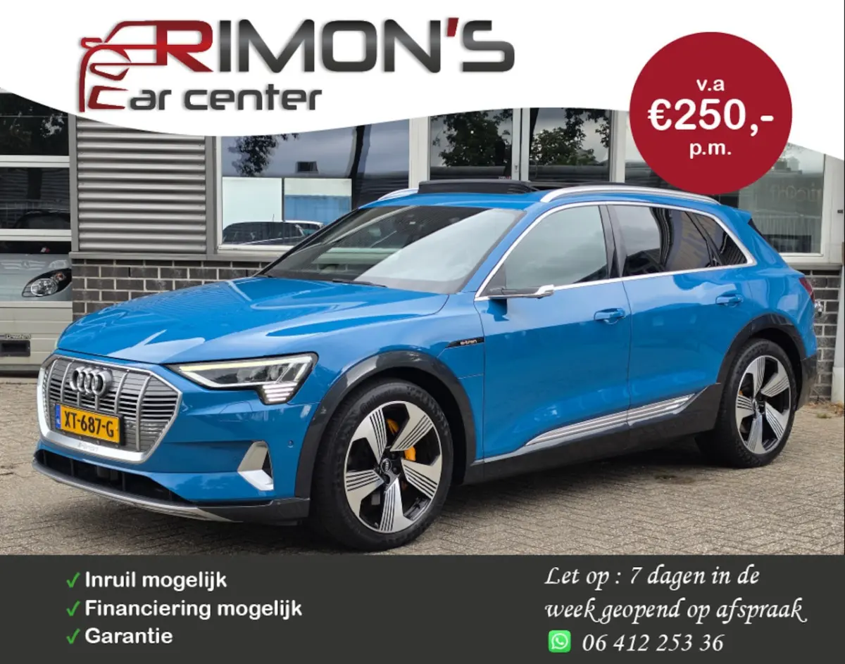E-tron 55 quattro advanced 95 kWh Pano Leder 360 Camera