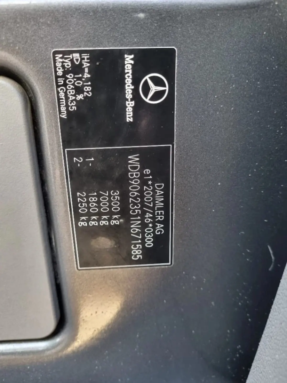 319 CDI 3.0 V6 Open laadbak DC 7 Zits Euro 6