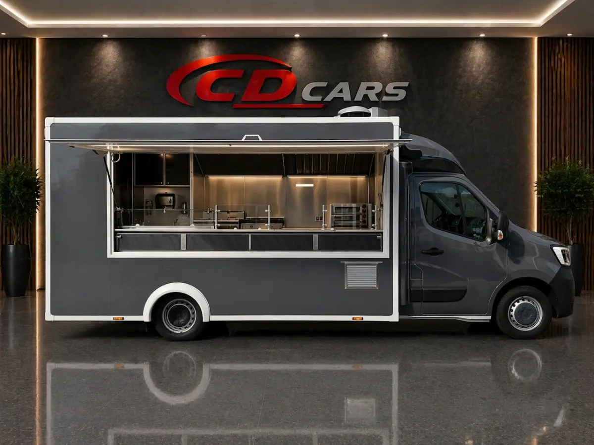 Food Truck Clima, Koelkast, Bakplaat, Frituurpan, A start stop, Oven, Cruise control