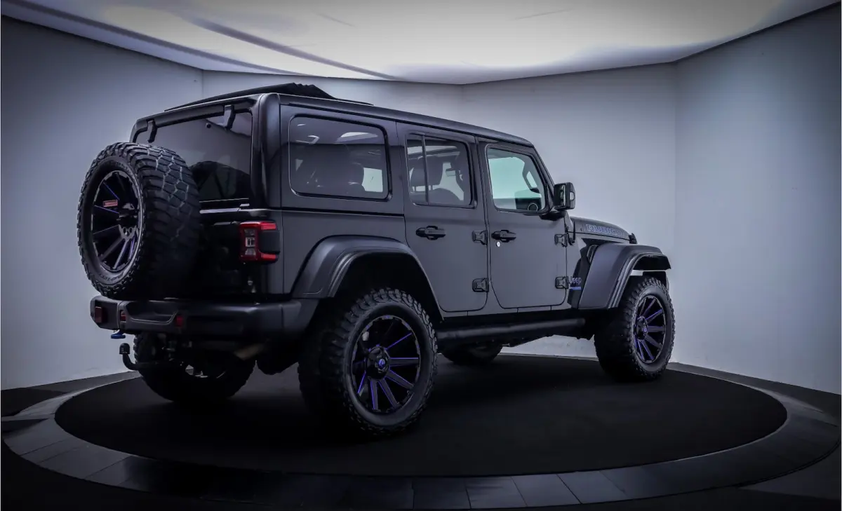 4xe380 RUBICON SOH 94% | SOFTTOP | FULL LED | ACC | LEDER | STUUR+STOELVERW | CAMERA | CAR