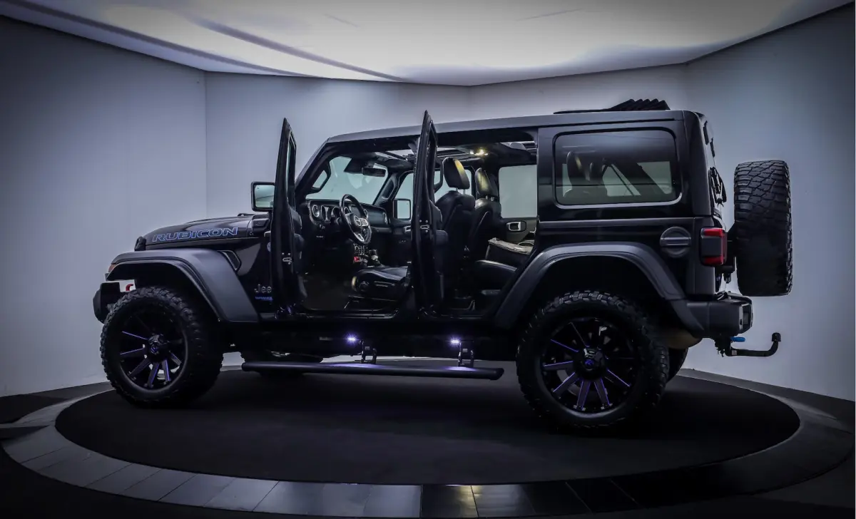 4xe380 RUBICON SOH 94% | SOFTTOP | FULL LED | ACC | LEDER | STUUR+STOELVERW | CAMERA | CAR