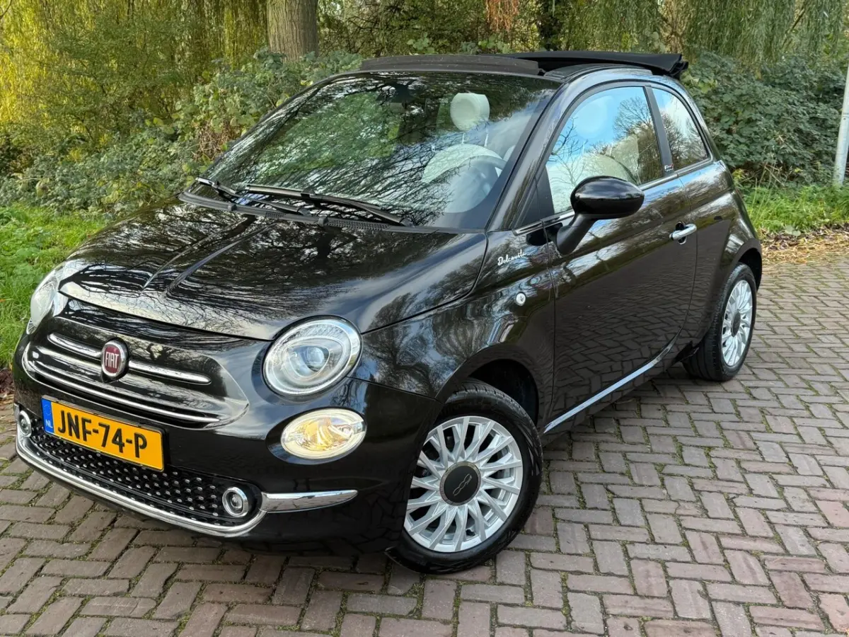 1.0 Hybrid Dolcevita Cabrio 1 Eig.b.j.6-2022 Leer, 15"LM, Carplay , PDC