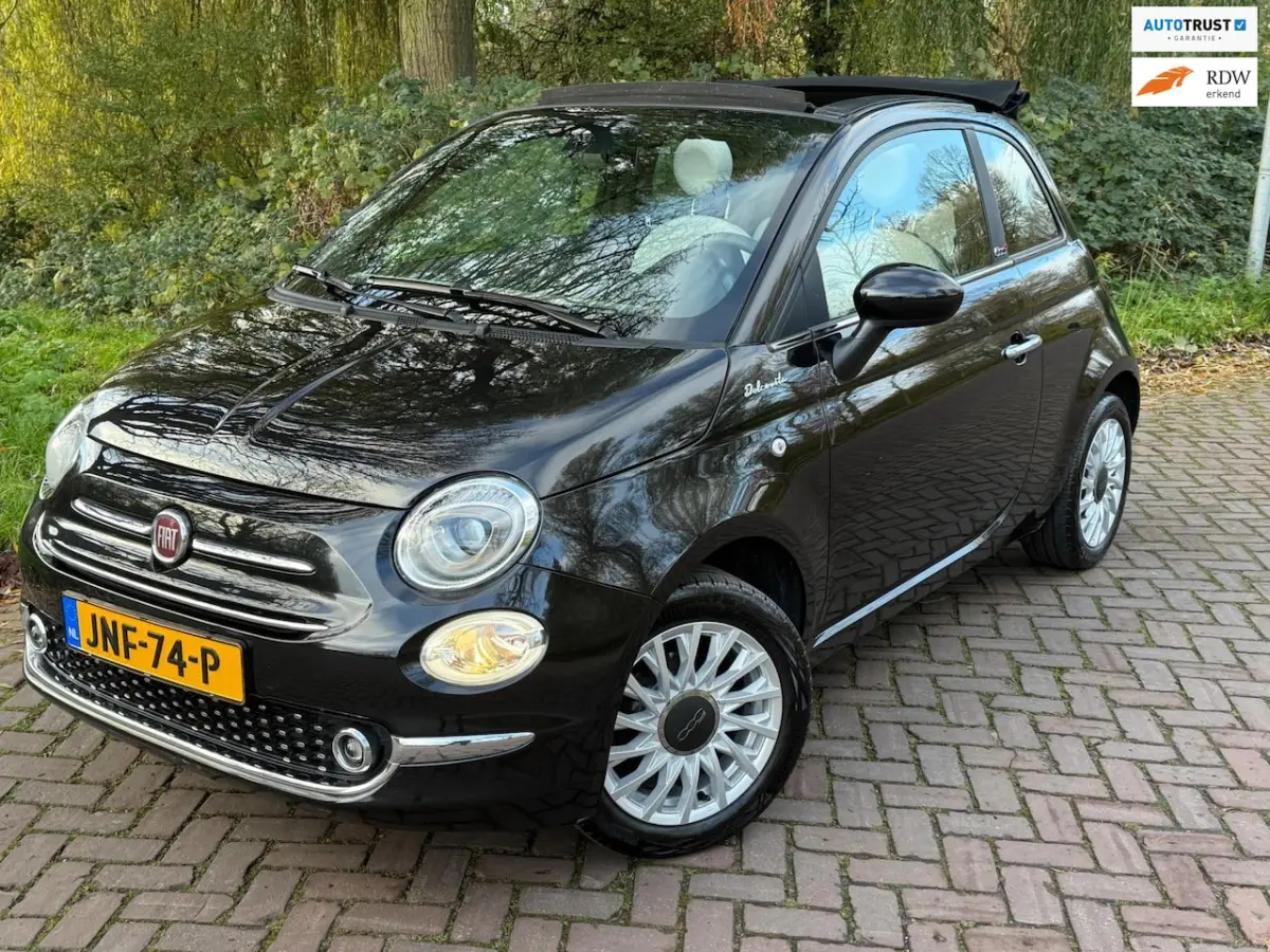 1.0 Hybrid Dolcevita Cabrio 1 Eig.b.j.6-2022 Leer, 15"LM, Carplay , PDC