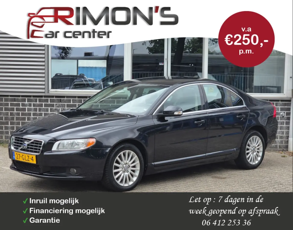 Volvo S80 2008 Benzine Automatisch leasen
