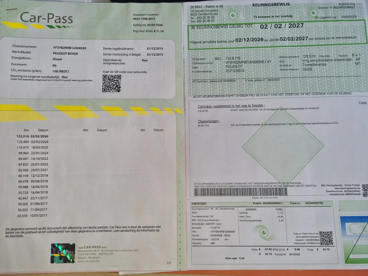 2.0 HDI L2H2 9 Persoons Euro 6