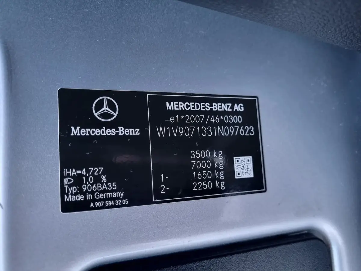 316 CDI Open laadbak Pritsche AHK 3500 kg Trekhaak Euro 6D