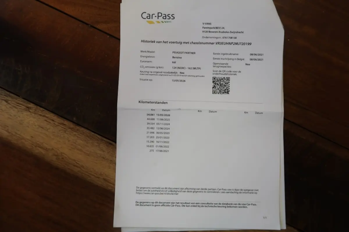 1.2 P.T. Premium Lange uitvoering met benzinemotor (marge)