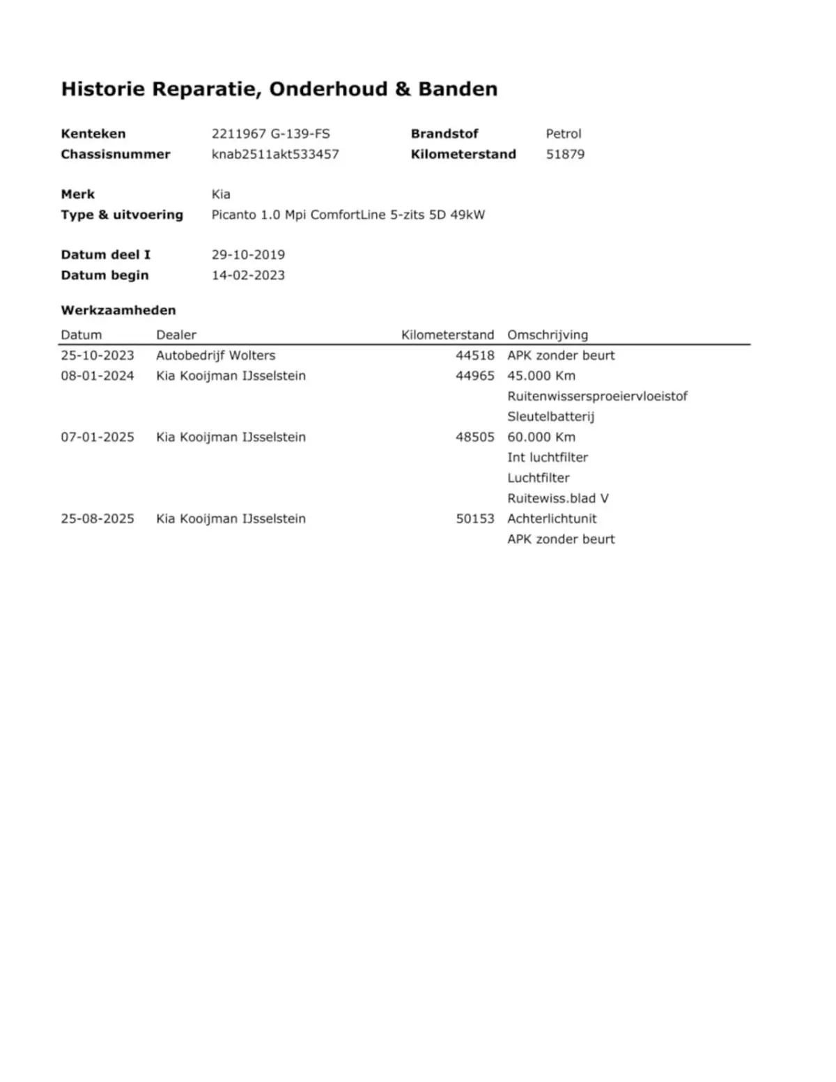 1.0 CVVT ComfortLine 5DRS, 51DKM|Airco|Mooi