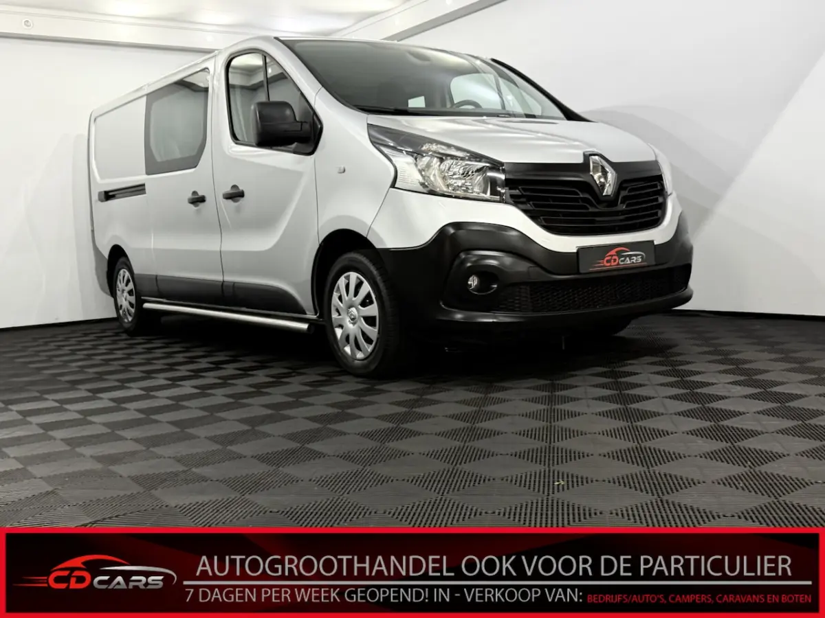 1.6 dCi T29 L2H1 Luxe Dubbel Cabine Camera, Navi, Airco, Cruise control, Radio, Mistlamp,
