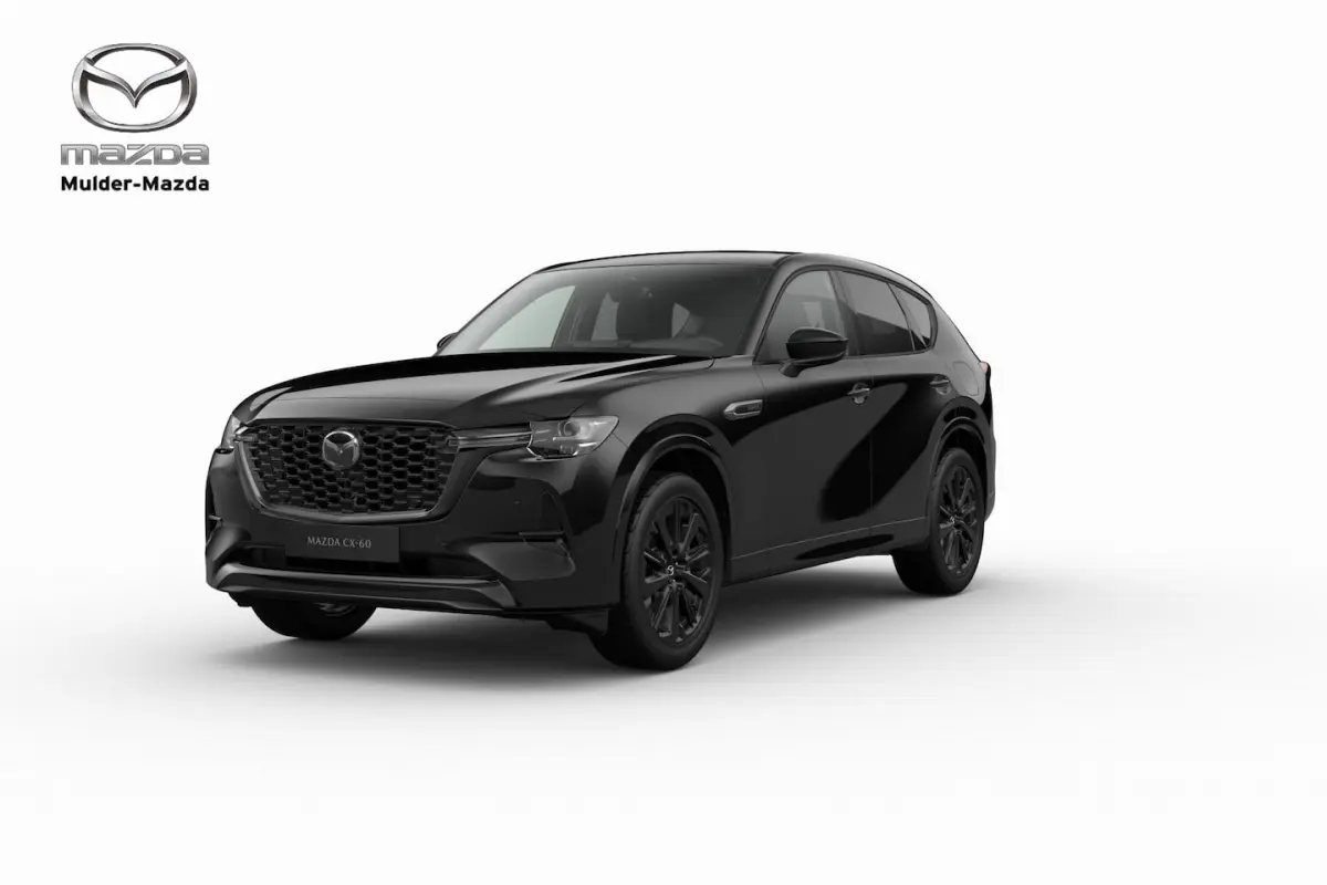 e-Skyactiv PHEV Homura Plus - Zwart Nappa Leder | 12, 3-inch TFT-kleurendisplay met bedien